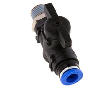2-Way Straight Ball Valve 8 mm - R1/4'' Plastic/Brass