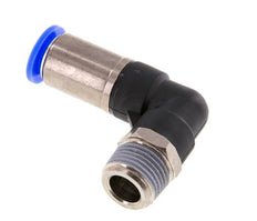 Push-In Fitting 12mm & R1/2'' Male Auto Shut-Off Elbow Brass/PBT 0-10bar (0-145psi)