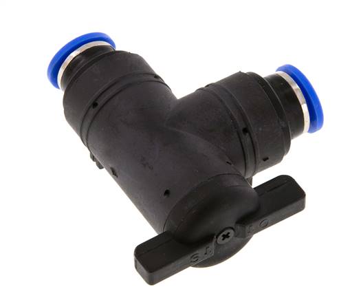 2-Way Elbow Ball Valve 10 mm Plastic/Brass
