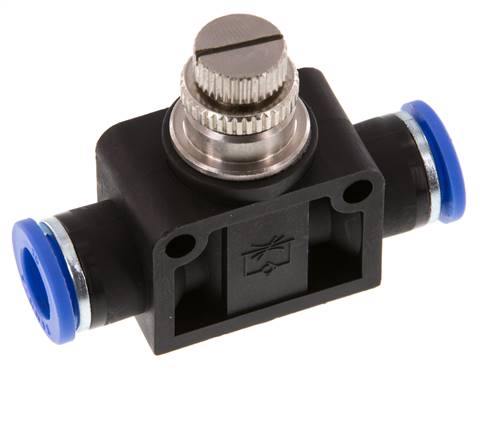 Flow Control Silencer Straight 10 mm Brass/PA 66