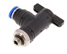 2-Way Elbow Ball Valve 8 mm - G1/8'' Plastic/Brass