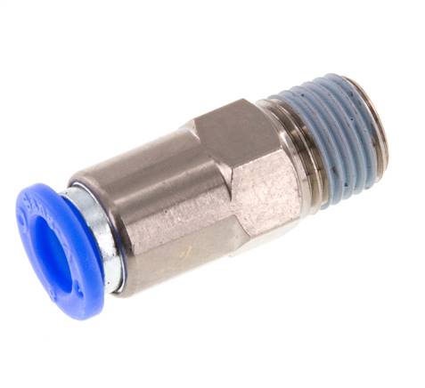Push-In Check Valve 8mm & R1/4'' Male Brass/PBT 0.2-10bar (3-145psi) Hose-Thread