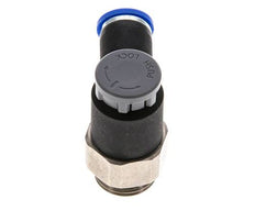 Flow Control Valve Meter-Out Elbow 8 mm - G3/8'' Brass/PA 66 Locknut