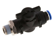 2-Way Straight Ball Valve 10 mm - R3/8'' Plastic/Brass