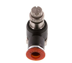 Flow Control Silencer Meter-In Elbow 6 mm - G1/8'' Brass/PA 66