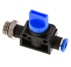 3/2-Way Shut-Off Hand Valve 10 mm - G1/2'' Plastic/Brass Tube-side venting
