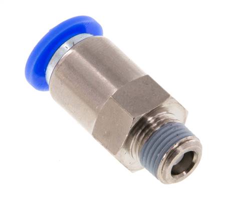 Push-In Check Valve 8mm & R1/8'' Male Brass/PBT 0.2-10bar (3-145psi) Thread-Hose