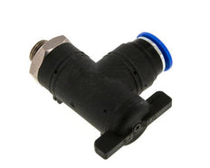 2-Way Elbow Ball Valve 12 mm - G1/4'' Plastic/Brass