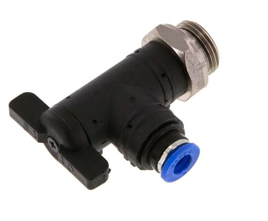 2-Way Elbow Ball Valve 6 mm - G3/8'' Plastic/Brass