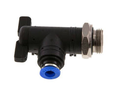 2-Way Elbow Ball Valve 6 mm - G3/8'' Plastic/Brass
