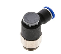 Flow Control Valve Meter-Out Elbow 10 mm - G1/2'' Brass/PA 66 Locknut