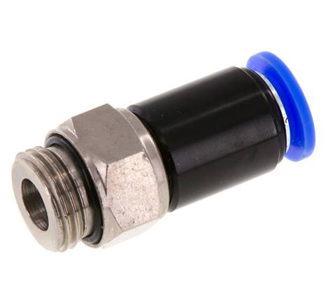 12mm & G1/2'' Swivel Joint Push-In-Male Threads Nickel-Plated Brass/PBT NBR Rotatable