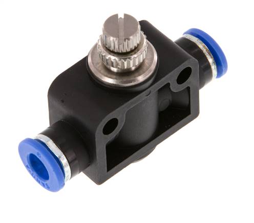 Flow Control Silencer Straight 6 mm Brass/PA 66