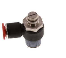 Flow Control Silencer Meter-In Elbow 12 mm - R1/2'' Brass/PA 66