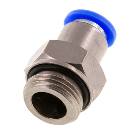 Push-In Fitting 10mm & G1/2'' Male Auto Shut-Off Brass/PBT 0-10bar (0-145psi)