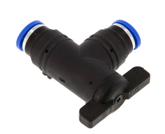 2-Way Elbow Ball Valve 8 mm Plastic/Brass
