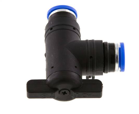 2-Way Elbow Ball Valve 8 mm Plastic/Brass