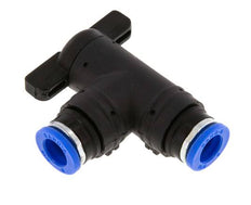 2-Way Elbow Ball Valve 8 mm Plastic/Brass