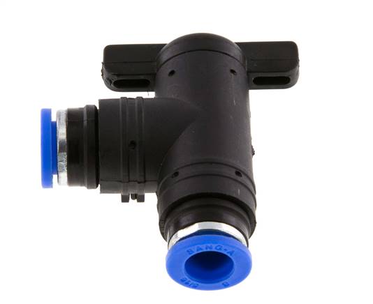 2-Way Elbow Ball Valve 8 mm Plastic/Brass