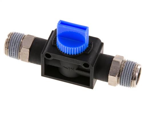 3/2-Way Shut-Off Hand Valve R3/8'' Plastic/Brass