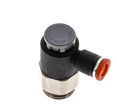 Flow Control Valve Meter-In Elbow 8 mm - G1/2'' Brass/PA 66 Locknut