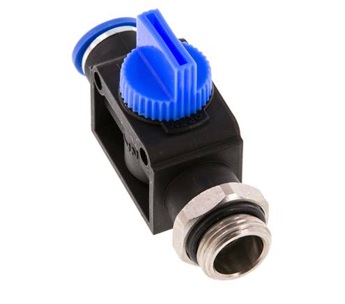 3/2-Way Shut-Off Hand Valve 10 mm - G3/8'' Plastic/Brass Tube-side venting