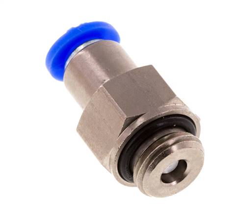 Push-In Check Valve 6mm & G1/4'' Male Brass/PBT 0.2-10bar (3-145psi) Thread-Hose