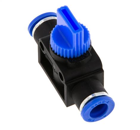 3/2-Way Shut-Off Hand Valve 8 mm Plastic/Brass