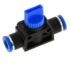 3/2-Way Shut-Off Hand Valve 8 mm Plastic/Brass