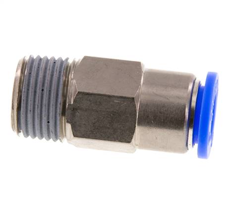Push-In Fitting 12mm & R1/2'' Male Auto Shut-Off Brass/PBT 0-10bar (0-145psi)