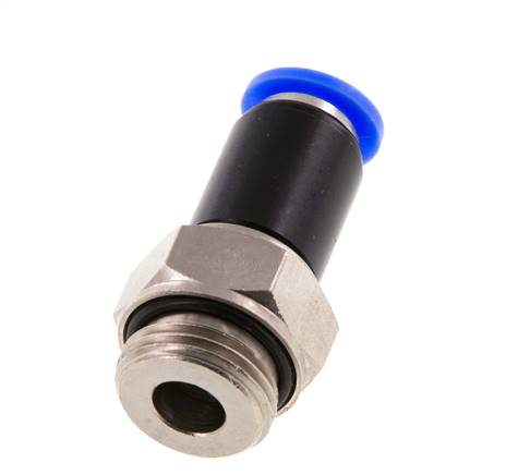 10mm & G1/2'' Swivel Joint Push-In-Male Threads Nickel-Plated Brass/PBT NBR Rotatable