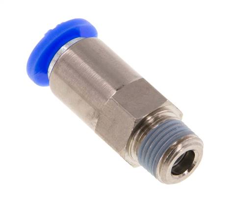 Push-In Check Valve 6mm & R1/8'' Male Brass/PBT 0.2-10bar (3-145psi) Hose-Thread