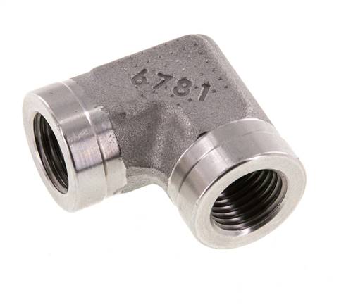 90deg Angled Fitting G1/4'' Female High Pressure Stainless Steel 350bar (4917.5psi) Hydraulic