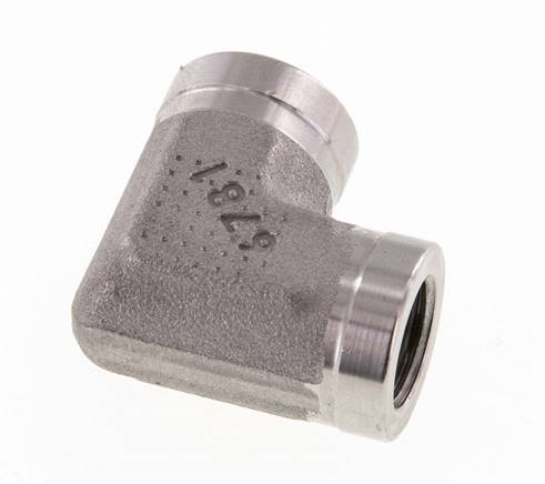 90deg Angled Fitting G1/4'' Female High Pressure Stainless Steel 350bar (4917.5psi) Hydraulic