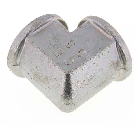 90deg Angled Fitting G1 1/2'' Female High Pressure Steel 160bar (2248.0psi) Hydraulic
