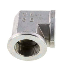 90deg Angled Fitting G1 1/2'' Female High Pressure Steel 160bar (2248.0psi) Hydraulic