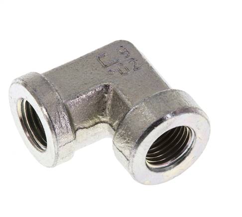 90deg Angled Fitting G1/4'' Female High Pressure Steel 350bar (4917.5psi) Hydraulic
