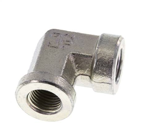 90deg Angled Fitting G1/4'' Female High Pressure Steel 350bar (4917.5psi) Hydraulic