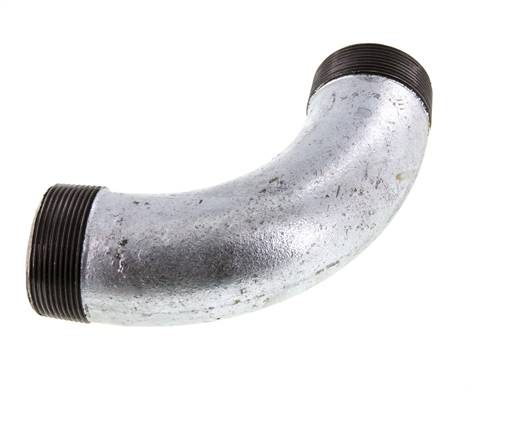 90deg Angled Pipe R2'' Cast Iron 25bar (351.25psi)