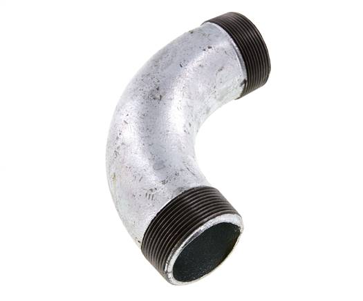 90deg Angled Pipe R2'' Cast Iron 25bar (351.25psi)