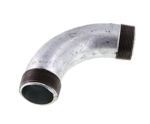 90deg Angled Pipe R2'' Cast Iron 25bar (351.25psi)