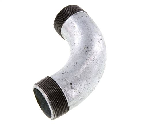 90deg Angled Pipe R2'' Cast Iron 25bar (351.25psi)