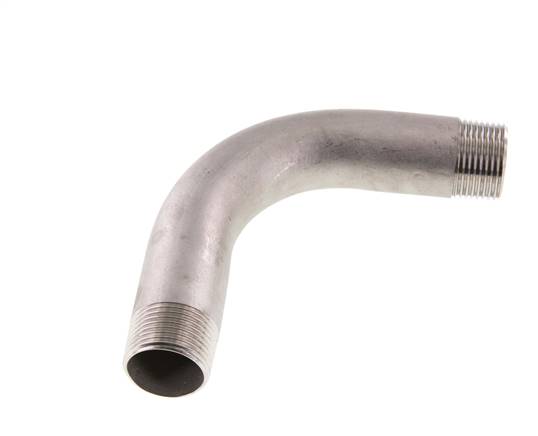 90deg Angled Pipe R1'' Stainless Steel 16bar (224.8psi)