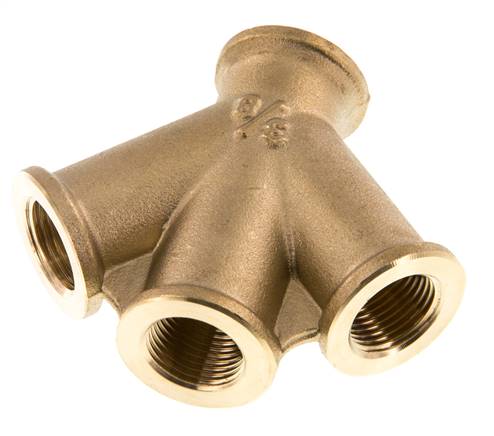 Double Y Air Distributor G3/8'' Brass 16 bar (224.8 psi)