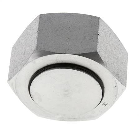 End Cap G1 1/4'' Steel with External Hex 60° cone 150bar (2107.5psi) Hydraulic