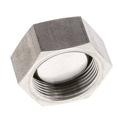 End Cap G1 1/4'' Stainless steel with External Hex 60° cone 150bar (2107.5psi) Hydraulic