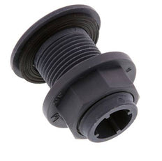 Screw Connection for Drain Cocks G3/4'' DN29.5 Bulkhead Polypropylene (pp) EPDM 10bar (140.5psi) FDA