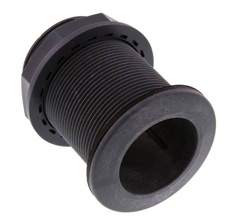 Screw Connection for Drain Cocks G2'' DN45.5 Bulkhead Polypropylene (pp) EPDM 10bar (140.5psi) FDA