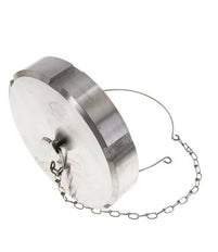 Cap Nut Rd130 X 1/4'' DN 100 Stainless Steel 1.4301 NBR DIN 11851 FDA 21 with Chain