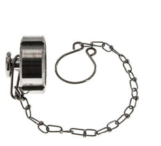 Cap Nut Rd34 X 1/8'' DN 15 Stainless Steel 1.4301 NBR DIN 11851 FDA 21 with Chain